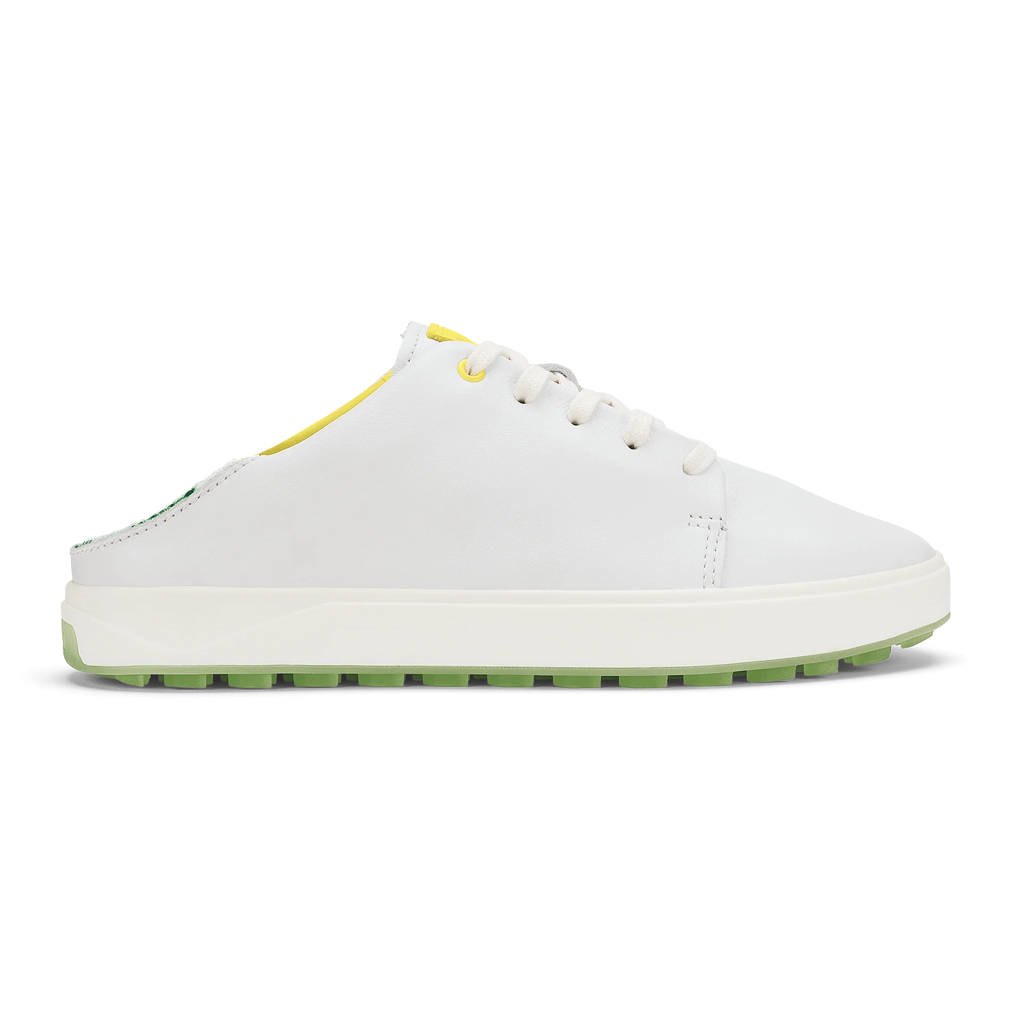 Wailea - Bright White / Medium Green