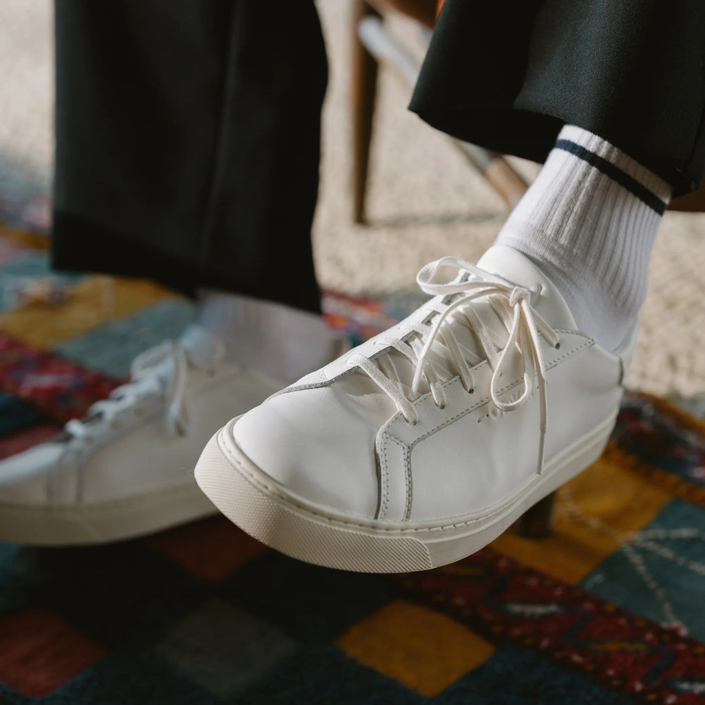 Kou Lace Up  -  White / White